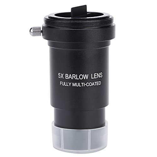 Barlow Lens-Multi-coated 1.25inch 5X Barlow Lens M42 Thread for 31.7mm Telescopes Eyepiece-no chromatic aberration Barlow Lens-Multi-coated 1.25inch 5X Barlow Lens M42 Thread for 31.7mm Telescopes Eyepiece-no chromatic aberration