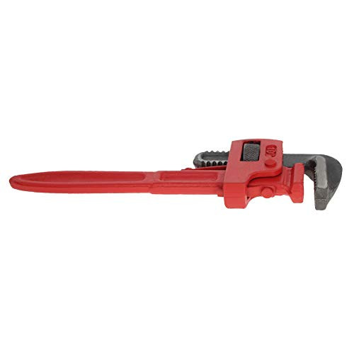 Utoolmart Heavy-Duty Straight Pipe Wrench 10inch Straight Plumbing Wrench Red 1pcs