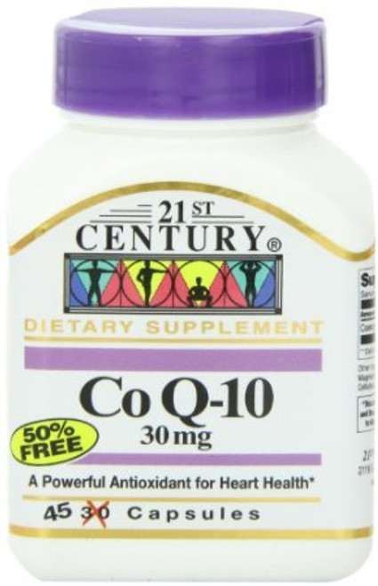 Co Q-10 Capsules 30 mg 21st 45 count Co Q-10 Capsules 30 mg 21st 45 count
