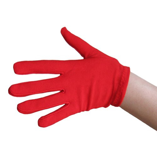 SeasonsTrading Child Red Costume Gloves - Halloween Costume Accessory -STC12101-