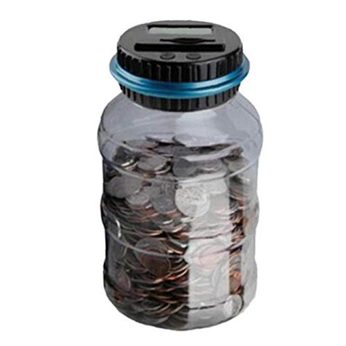 Tuimiyisou Piggy Bank Counter Coin Electronic Digital LCD Counting Coin Money Saving Box Jar Coins Storage Box for Usd Euro Money Tuimiyisou Piggy Bank Counter Coin Electronic Digital LCD Counting Coin Money Saving Box Jar Coins Storage Box for Usd Euro Money