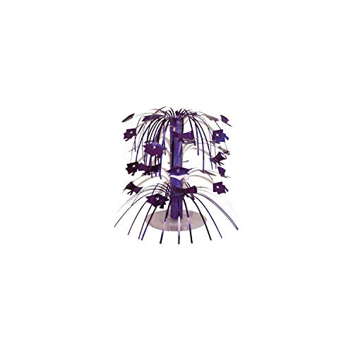 Purple Mortarboard Graduation Centerpiece- 4 ct