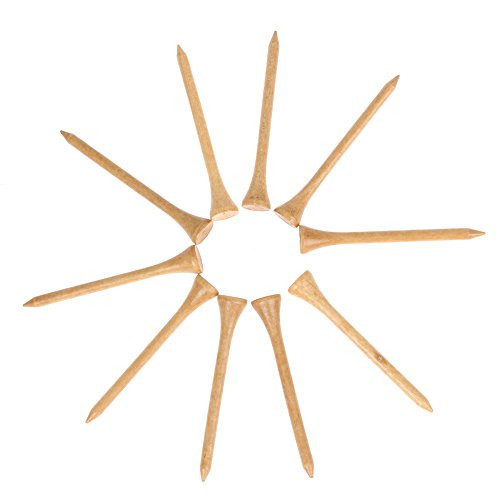 ttnight Golf Tees- 10pcs Wooden Golf Tees Golf Wooden Tees Golf Accessories Golf Ball Nails - B