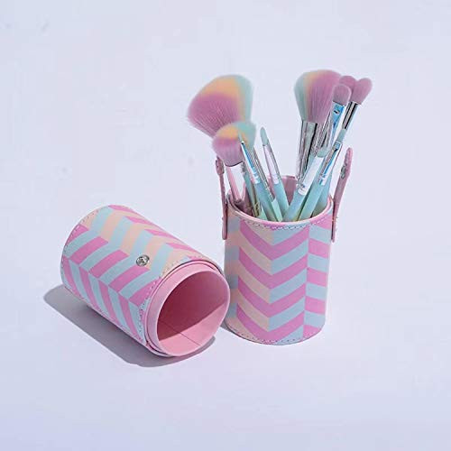 Makeup Brush Set with Holder- YOYAQ 10 Pcs Professional Makeup Brushes Wood Handle Premium Synthetic Kabuki Setting Brush for Foundation Eyeshadow Eyebrow Eyeliner Blush Powder Concealer Contour Makeup Brush Set with Holder- YOYAQ 10 Pcs Professional Makeup Brushes Wood Handle Premium Synthetic Kabuki Setting Brush for Foundation Eyeshadow Eyebrow Eyeliner Blush Powder Concealer Contour