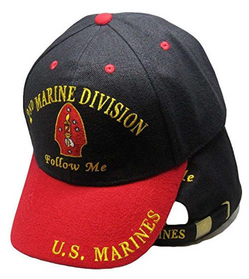 AES Marines Marine Corps EGA 2nd Division Follow Me Embroidered Cap Hat AES Marines Marine Corps EGA 2nd Division Follow Me Embroidered Cap Hat