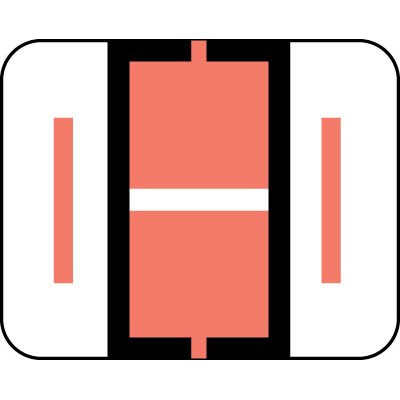 AMZfiling Alphabetic Color Code Labels- Compatible with Smead BCCR- Letter I- Pink -500/Roll-