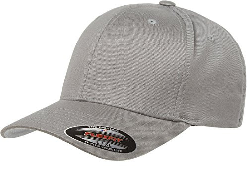 Flexfit 6277 Wooly Combed Twill Cap - Large/XLarge -Gray-
