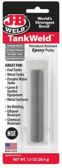 J-B Weld 8217 2 Pack 1 oz. AutoWeld Epoxy Putty Stick- Dark Grey