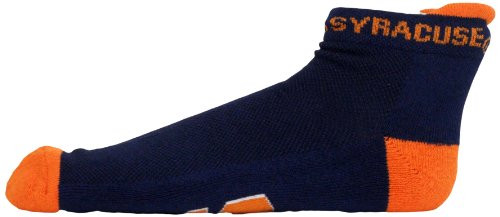 Donegal Bay NCAA Syracuse Orange Men's Footie Socks- Blue