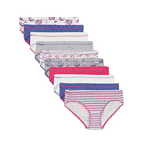 Hanes Toddler Girls EcoSmart Hipsters 10-Pack- 4/5- Assorted