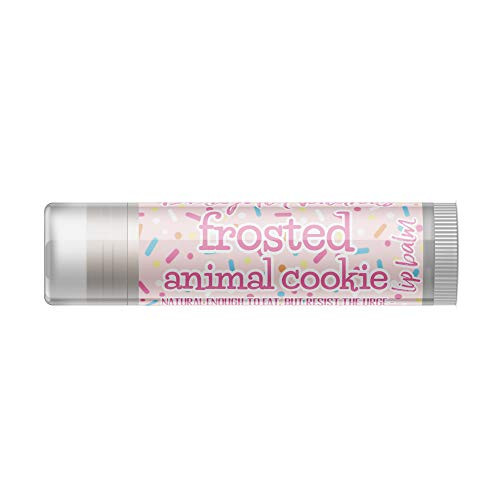 Delight Naturals Jumbo Lip Balm - Frosted Animal Cookie -0.50 oz-