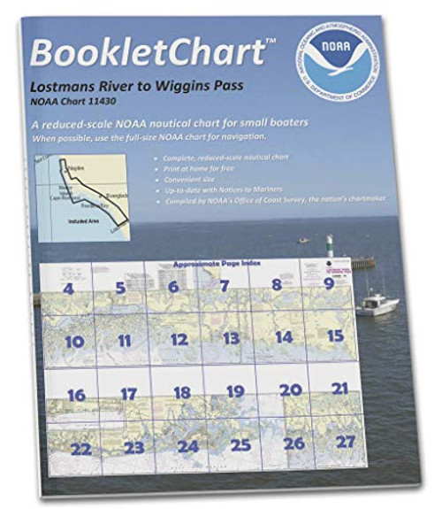 Paradise Cay Publications NOAA BookletChart 11430- Lostmans River to Wiggins Pass