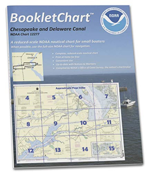 Paradise Cay Publications NOAA BookletChart 12277- Chesapeake and Delaware Canal