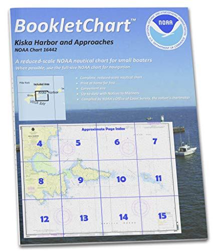 Paradise Cay Publications NOAA Booklet Chart 16442- Kiska Harbor and Approaches