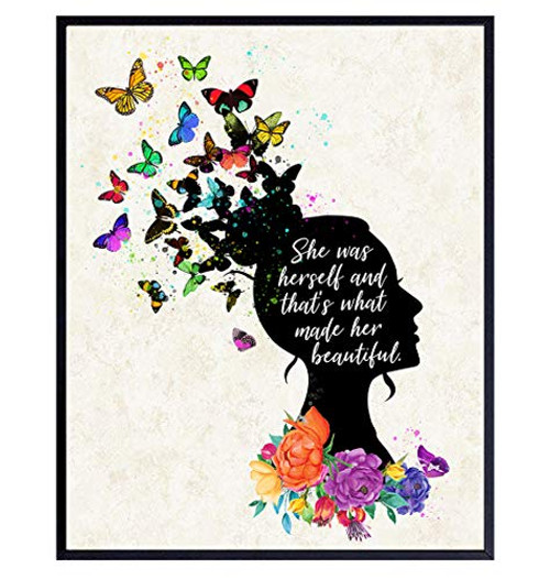 Inspirational Wall Art - Positive Quotes Room Decoration - Motivational Decor - Uplifting Encouragement Gifts for Women -8x10 Boho Poster for Teens or Girls Bedroom- Living Room- Bathroom- Office Inspirational Wall Art - Positive Quotes Room Decoration - Motivational Decor - Uplifting Encouragement Gifts for Women -8x10 Boho Poster for Teens or Girls Bedroom- Living Room- Bathroom- Office