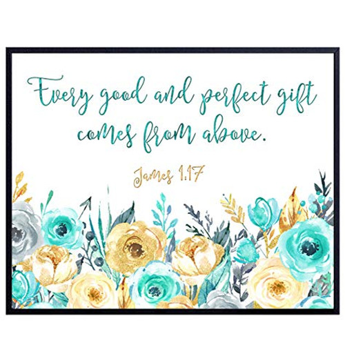 Inspirational Spiritual Wall Decor - Turquoise Blue Religious Wall Decor - Christian Gifts for Women - Bible Verses Wall Decor - Scripture Wall Art - God Wall Decor - Faith Wall Decor Inspirational Spiritual Wall Decor - Turquoise Blue Religious Wall Decor - Christian Gifts for Women - Bible Verses Wall Decor - Scripture Wall Art - God Wall Decor - Faith Wall Decor