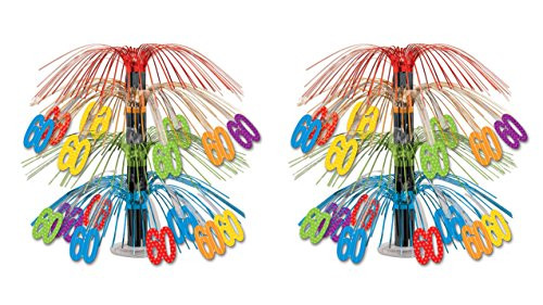 Beistle 52139-60 2 Pieces"60" Cascade Centerpieces, 18", Multicolor