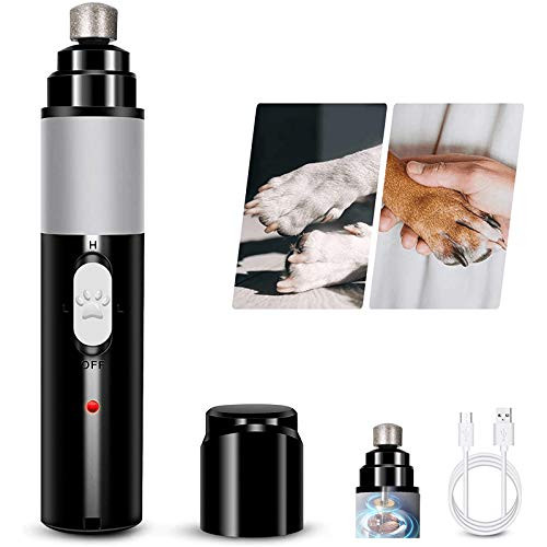 Xisunred Dog Nail Grinder-Pet Nail Grinder- Adjustable Power 2-Speed Electric Rechargeable Pet Nail Trimmer Painless Nail Trimmer Grooming and Smoothing for Large Small Medium Dogs and Cats Xisunred Dog Nail Grinder-Pet Nail Grinder- Adjustable Power 2-Speed Electric Rechargeable Pet Nail Trimmer Painless Nail Trimmer Grooming and Smoothing for Large Small Medium Dogs and Cats