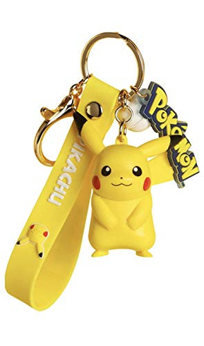Pokemon keychain Kanto Starters Keyring Pendant-Pikachu-