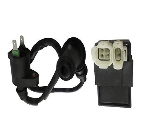 Gxcdizx CDI Box Plus Ignition Coil for Honda FourTrax 300 TRX300 TRX 300 TRX300FW 1988-1992 Repl. 30410-HC5-971 30410-HC4-003 30410-HC4-770