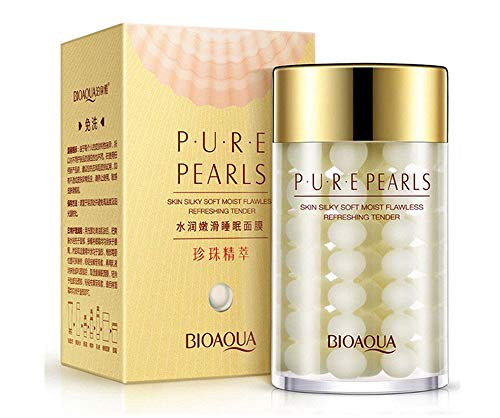 BIOAQUA Face Cream Pure Silk Pearl Essence Hyaluronic Acid Flawless Hydro-Lipid Balance Rejuvenation Moisturizing Refreshing 60g BIOAQUA Face Cream Pure Silk Pearl Essence Hyaluronic Acid Flawless Hydro-Lipid Balance Rejuvenation Moisturizing Refreshing 60g