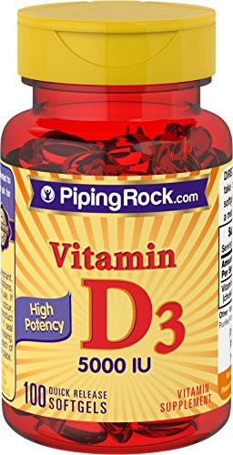 Vitamin D3 5000 IU 100 Softgels