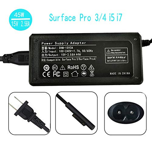 Surface Pro 4 Charger Surface Pro 3 Charger Surface Pro Charger, BTBSZ 15V 2.58A 44W Power Supply Compatible Microsoft Surface Pro 3 Surface Pro 4 i5 i7