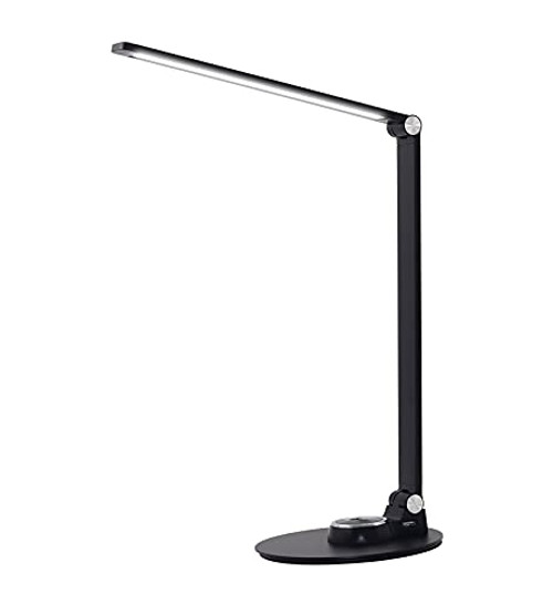 LED Desk Lamp Table Lamp Reading Lamp with USB Charging Port-3 Lighting Modes  and  Promise Dimming for Eye-Caring Desk Lights for Home Office?Sensitive Touch Control Folding LED Desk Lamp