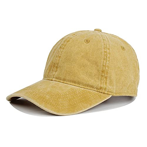 NTLWKR Unisex Washed Cotton Baseball Caps Adjustable Blank Vintage Plain Dad Hats for Men and Women
