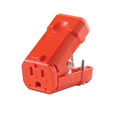 Leviton Python Body Connector Nylon Indust. 15 Amp Nema 5 - 15 R Csa Orange Bg