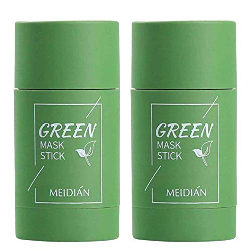 Green Mask Stick- 2 Pack Green Tea Purifying Clay Stick Mask- Face Moisturizes Oil Control- Deep Cleansing Smearing Clay Mask- Deep Clean Pore- Improves Skin-for All Skin Types Men Women Green Mask Stick- 2 Pack Green Tea Purifying Clay Stick Mask- Face Moisturizes Oil Control- Deep Cleansing Smearing Clay Mask- Deep Clean Pore- Improves Skin-for All Skin Types Men Women