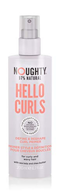 Noughty Hello Curl Primer for Curly and Wavy Hair- Vegan-Friendly 97 percent Natural Sulphate Free Curl Styling Spray- Curly Hair Products- 200 ml / 6.7 fl oz Noughty Hello Curl Primer for Curly and Wavy Hair- Vegan-Friendly 97 percent Natural Sulphate Free Curl Styling Spray- Curly Hair Products- 200 ml / 6.7 fl oz