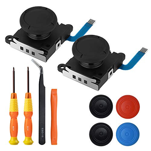 TOMSIN Joystick Replacement for Joy Con- 3D Analog Thumbstick Repair Kit for N intendo Switch Joy-con Controller -2-Pcs-