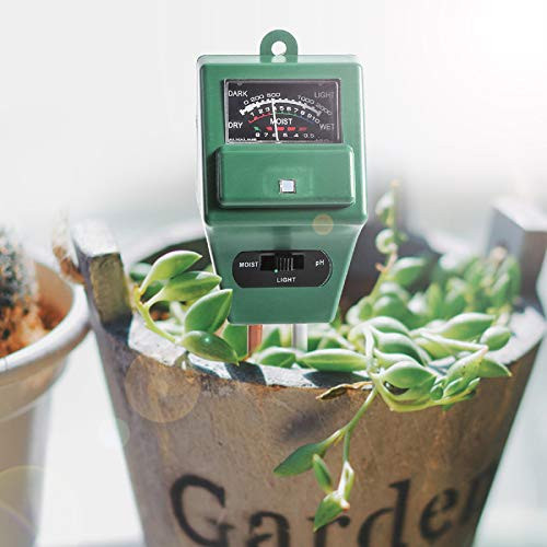 Soil Moisture Tester Meter-3 in 1 Garden Lawn Plant Pot Moisture Meter Soil PH Tester Sensor Tool