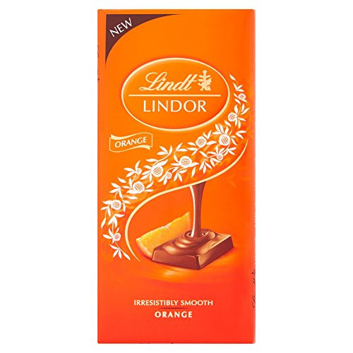 Lindt Lindor Orange Chocolate Bar 100g Lindt Lindor Orange Chocolate Bar 100g