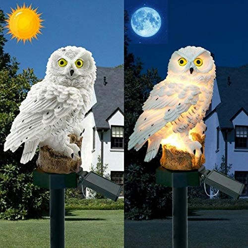 Garden Solar Light Outdoor Decorative Owl Decor Solar Pathway Lights Outdoor LED Solar Garden Lights Waterproof Solar Landscape Lights for Lawn Patio Yard Garde