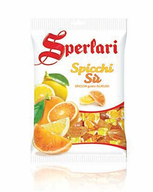 Sperlari Spicchi SU Citrus Wedge Candy -17.64 oz. Bag-