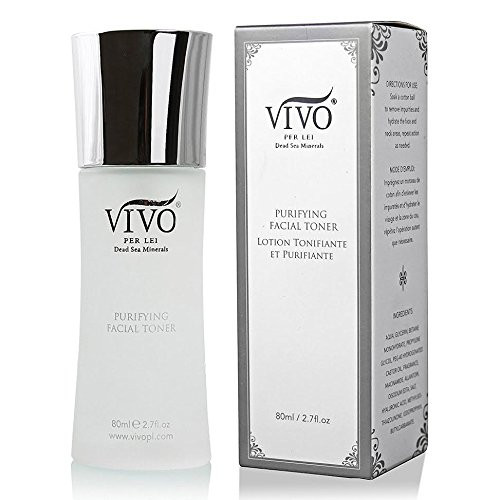 Vivo Per Lei Dead Sea Toner | Alcohol Free Toner from Vivo Per Lei to Restore pH Balance | Face Toner to Go from Good Skin to Great Skin | Soothing Facial Toner for Dry- Oily- Sensitive Skin