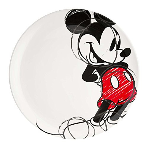 Zak Designs Mickey  and  Minnie Melamine Plates- Disney Mickey Mouse