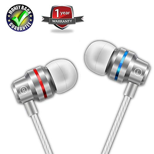 Ear Buds Earphones in Ear Headphones Wired Earbuds with Microphone Mic Stereo and Volume Control Waterproof Metal Wired Earphone for iPhone Samsung Mp3 Players Tablet Laptop 3.5mm Ear Buds Earphones in Ear Headphones Wired Earbuds with Microphone Mic Stereo and Volume Control Waterproof Metal Wired Earphone for iPhone Samsung Mp3 Players Tablet Laptop 3.5mm