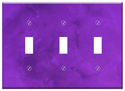 Switch Plate Triple Toggle - Purple Grunge Background Backdrop Ebook Cover