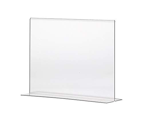 Marketing Holders Literature Flyer Poster Frame Letter Notice Menu Pricing Deli Table Tent Countertop Expo Event Sign Holder Display Stand Double Sided Bottom Loading 11"w x 8.5"h Pack of 1 Marketing Holders Literature Flyer Poster Frame Letter Notice Menu Pricing Deli Table Tent Countertop Expo Event Sign Holder Display Stand Double Sided Bottom Loading 11"w x 8.5"h Pack of 1