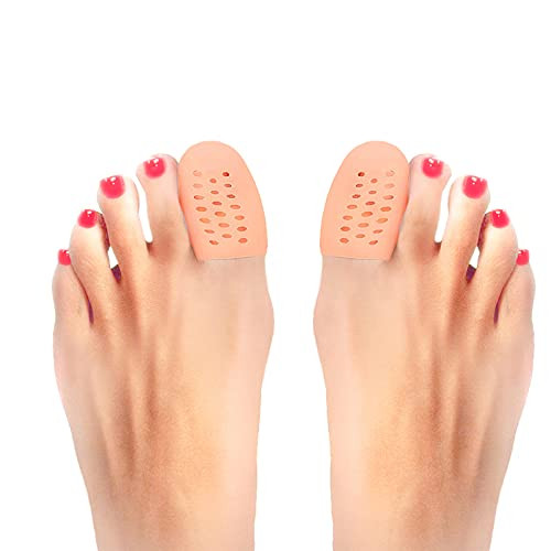 NO ONE Big Toe Caps Protectors Gel Toe Covers Sleeve Cushion for Corns- Calluses- Blister- Ingrown Toenail and Reduce Friction HA00685