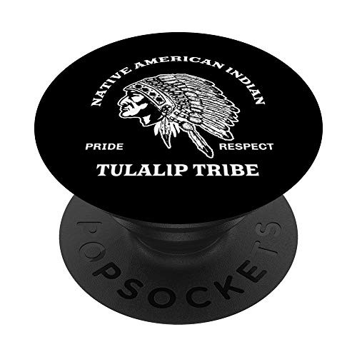 Tulalip Tribe Native American Inspired Gift PopSockets Grip and Stand for Phones and Tablets