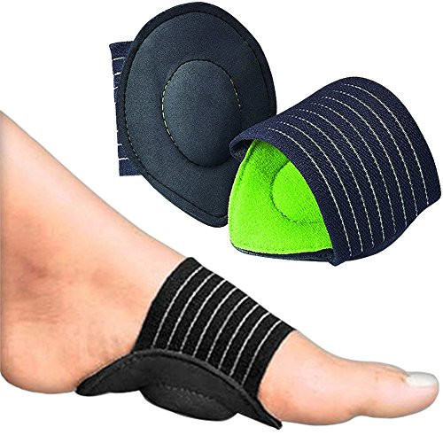 Ailaka 2 Pair Compression Cushioned Arch Support Brace- Plantar Fasciitis Sleeves for Pain Relief  and  Sore- Flat Feet- Heel Spurs Ailaka 2 Pair Compression Cushioned Arch Support Brace- Plantar Fasciitis Sleeves for Pain Relief  and  Sore- Flat Feet- Heel Spurs