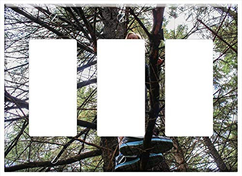 Switch Plate Triple Rocker/GFCI - Climb Tree Girl Action Branch Forest Woods Switch Plate Triple Rocker/GFCI - Climb Tree Girl Action Branch Forest Woods
