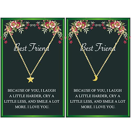 2Pcs Best Friend Necklace for Women 2 Interlocking Circles Necklace Double Circle Necklace Friendship Necklaces BFF Gifts Jewelry for Best Friend 2Pcs Best Friend Necklace for Women 2 Interlocking Circles Necklace Double Circle Necklace Friendship Necklaces BFF Gifts Jewelry for Best Friend