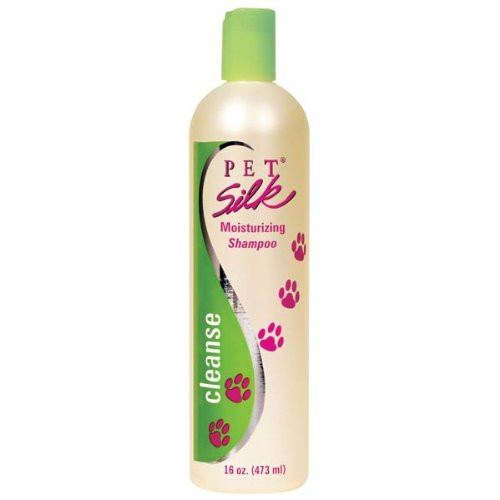 Pet Silk Moisturizing Shampoo -16 Ounce-  Cleansing  and  Deodorizing Pet Shampoo for Dogs- Puppies- Cat  and  Horse  Suitable for Allergy Prone- Dry- Itchy  and  Irritated Skin 