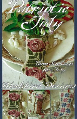 Patriotic July -Reprint- Cross Stitch Chart