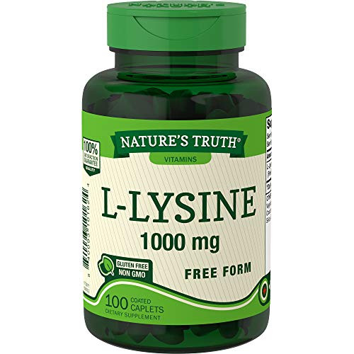 Nature's Truth- LLysine 1000 mg Capsules- 100 Count